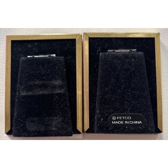 Beacon Hill Solid Brass Lacquer Coated Mini Photo Frames By Fetco - Picture 4 of 7